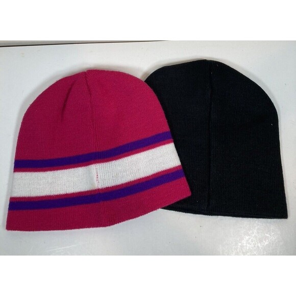 Hello Kitty Hat Pink and Kitty Black Hat For Girls/Kids EUC - Picture 4 of 4